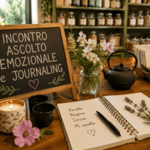 Ascolto Emozionale, Fiori di Bach e Journaling