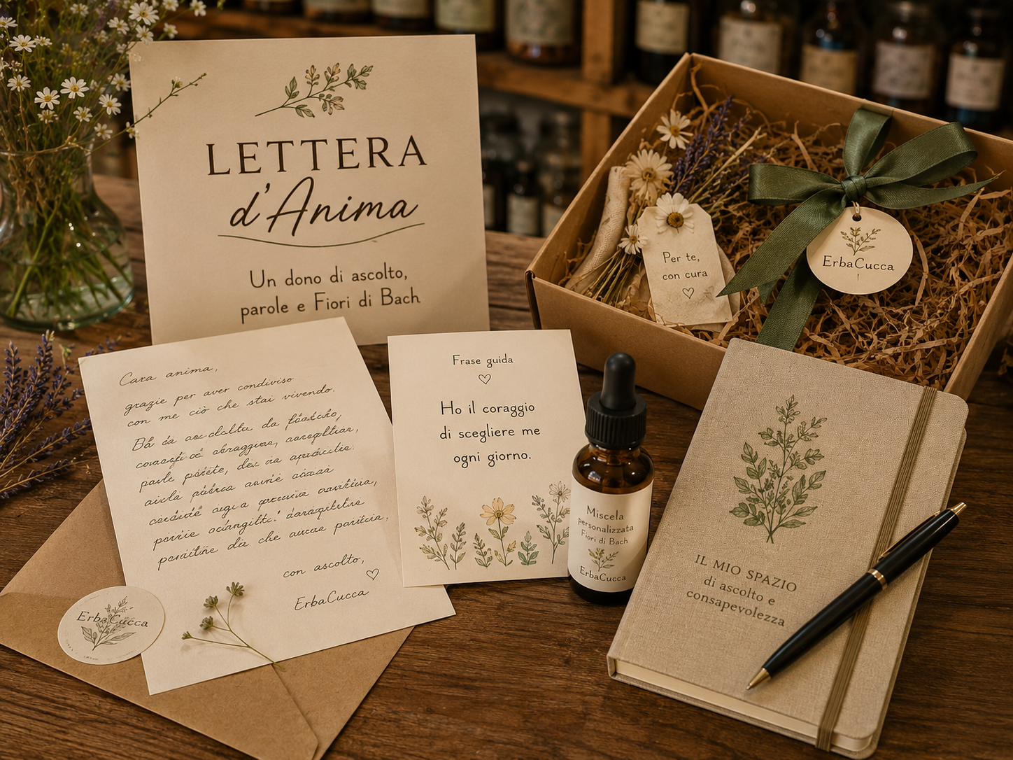 Lettera d'Anima Un dono di ascolto, parole e fiori
