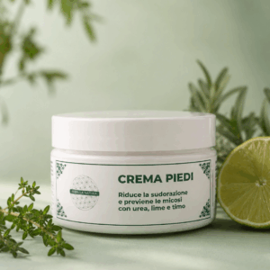 Crema Piedi Naturale con Urea, Lime e Timo